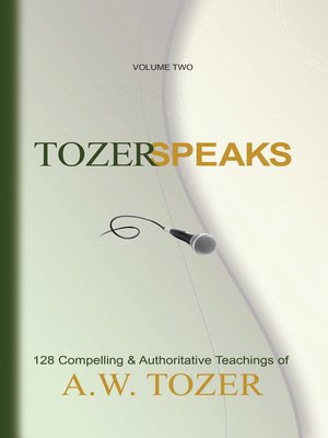 cover image of Tozer Speaks